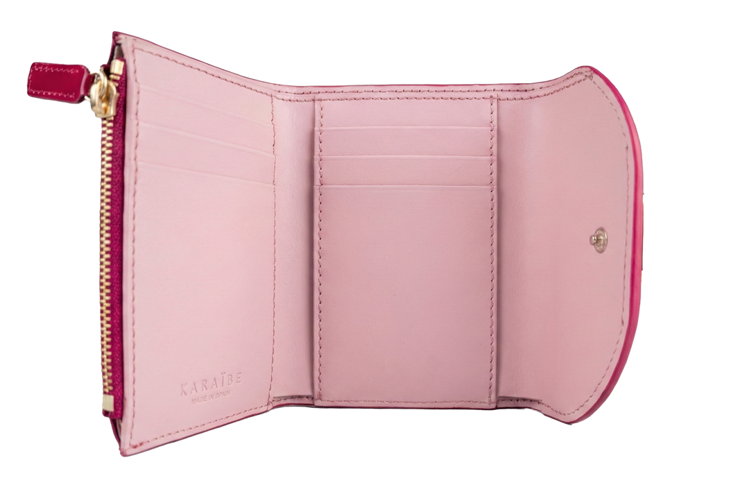 Hibiscus Tri-Fold Wallet
